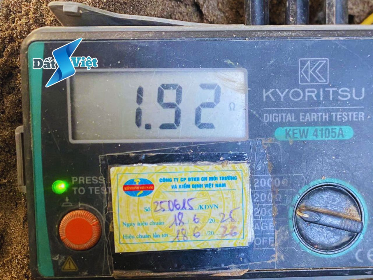 Thiết bị đo điện trở đất chuyên dụng trong thi công chống sét