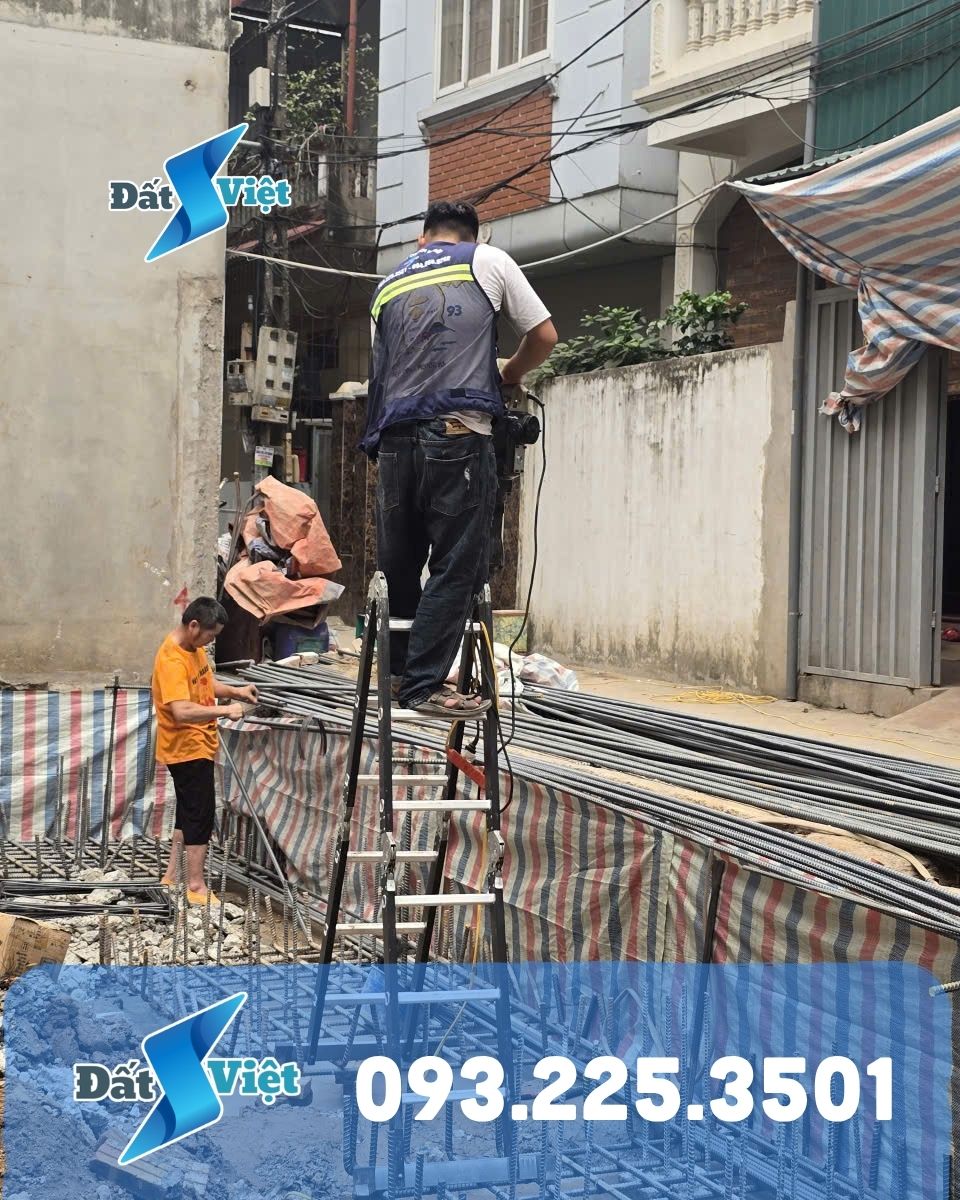 Đóng cọc tiếp địa chống sét tại Phủ Lý Ninh Bình