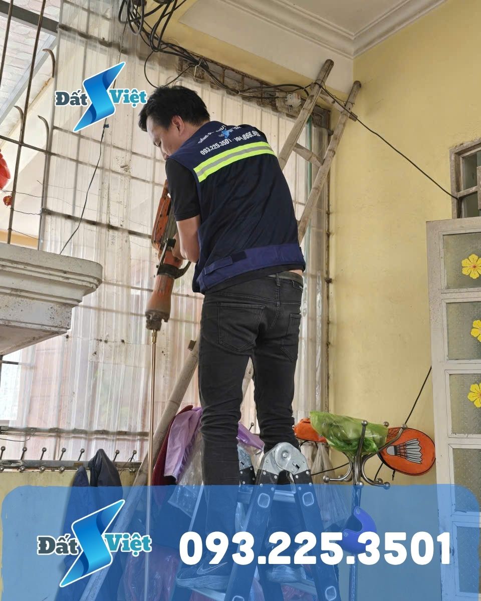 Thi công chống sét cho nhà dân tại Hoa Lư