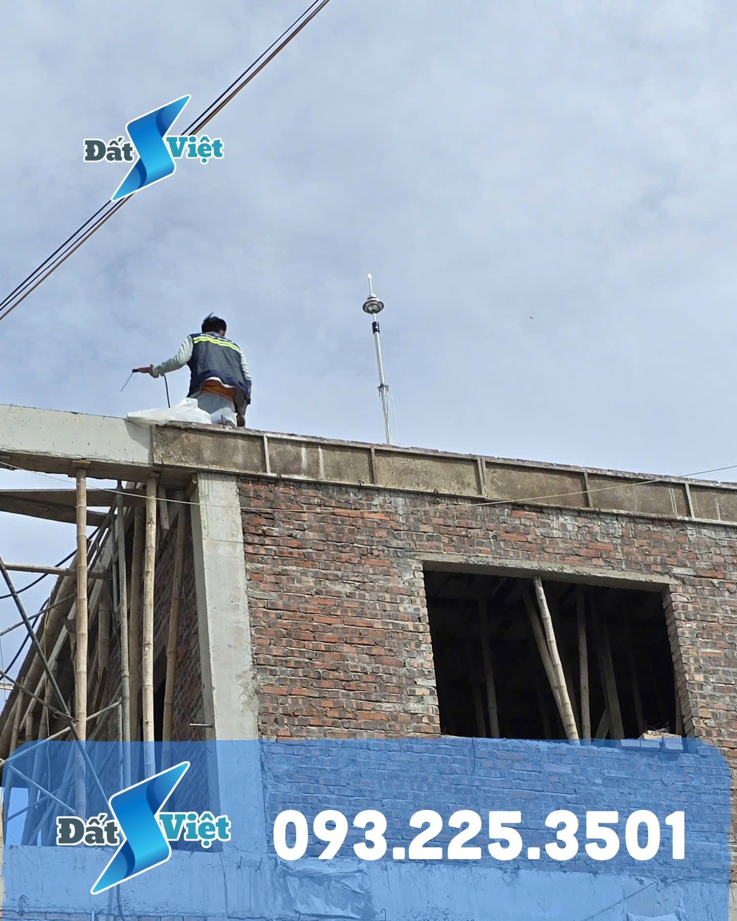 Thi công chống sét nhà 3 tầng tại Đại Đồng Nghệ An