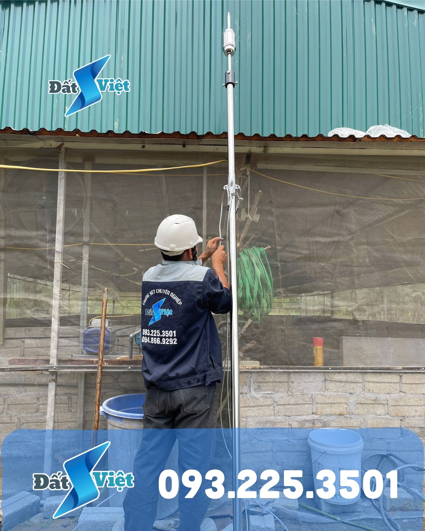 Thi công chống sét nhà xưởng tại Đan Phượng Hà Nội