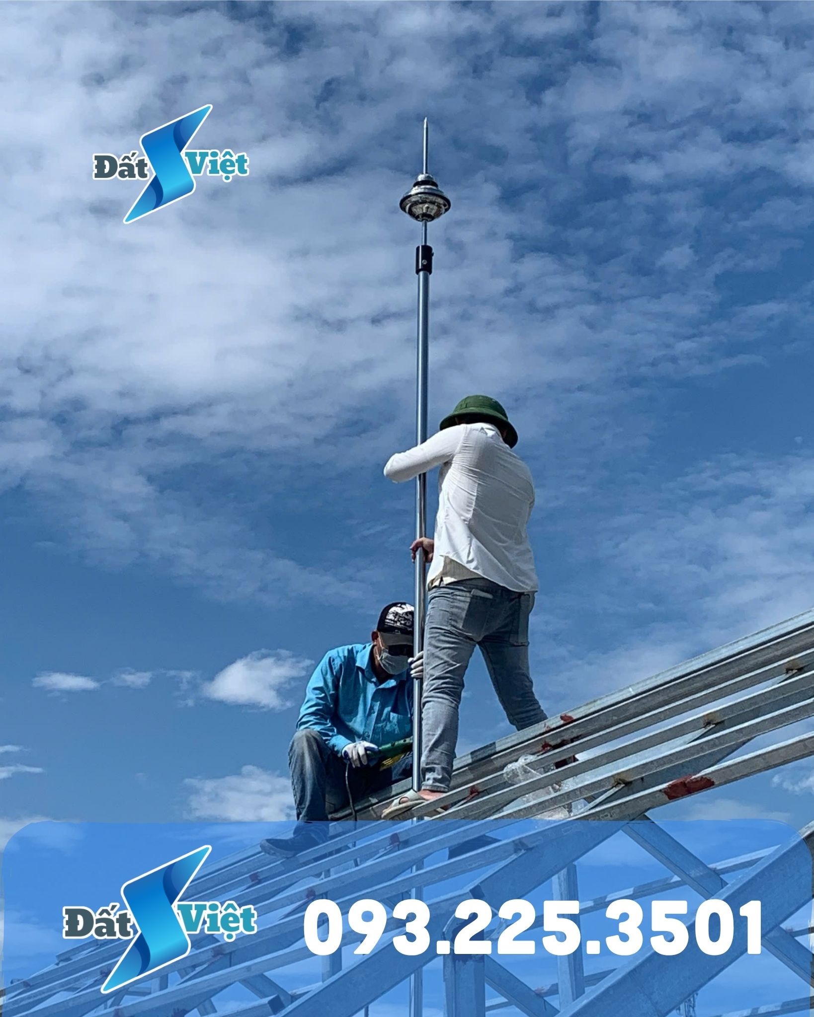 Thi công chống sét tại Sông Lô Phú Thọ