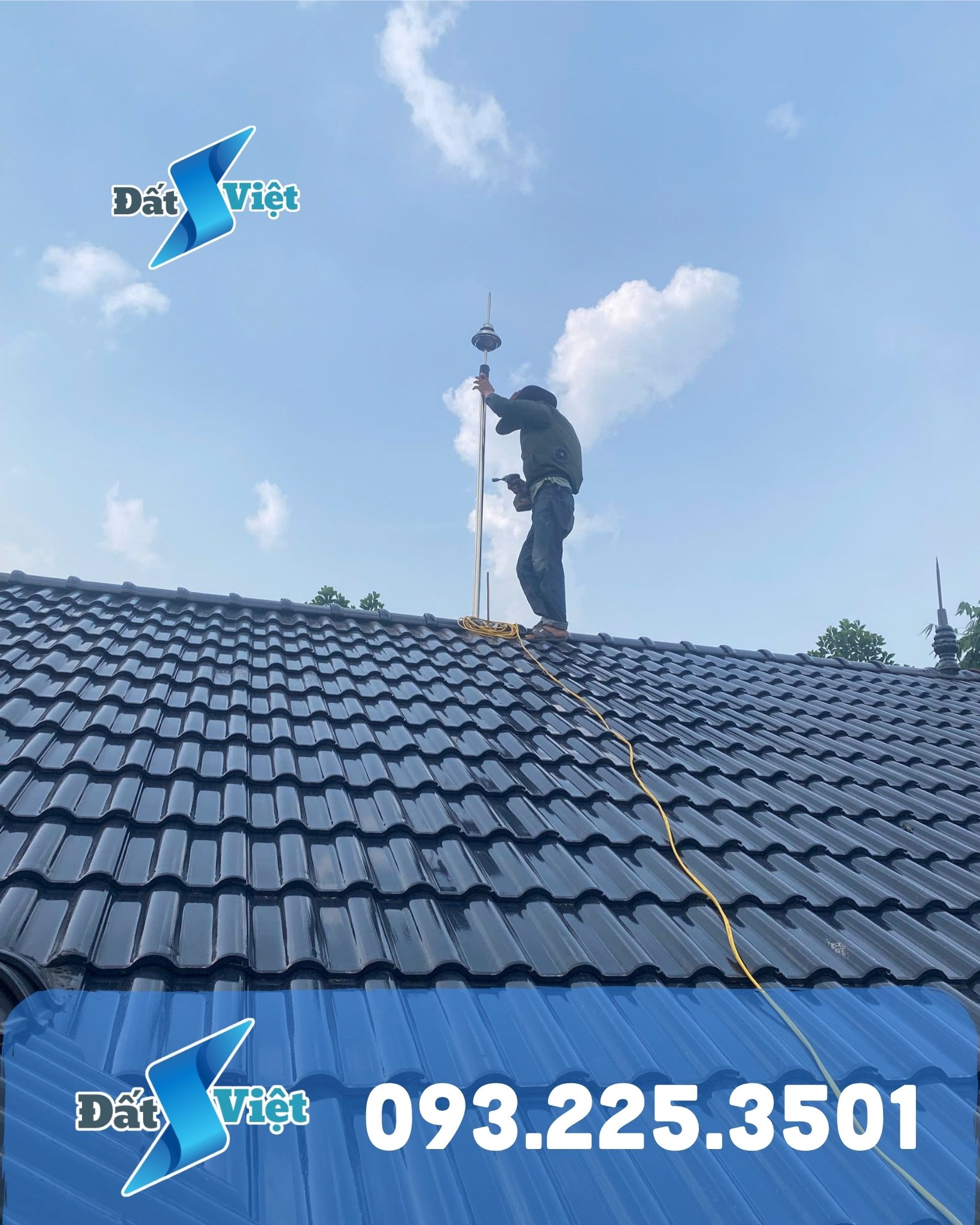 Thi công chống sét nhà vườn tại Thanh Ba Phú Thọ
