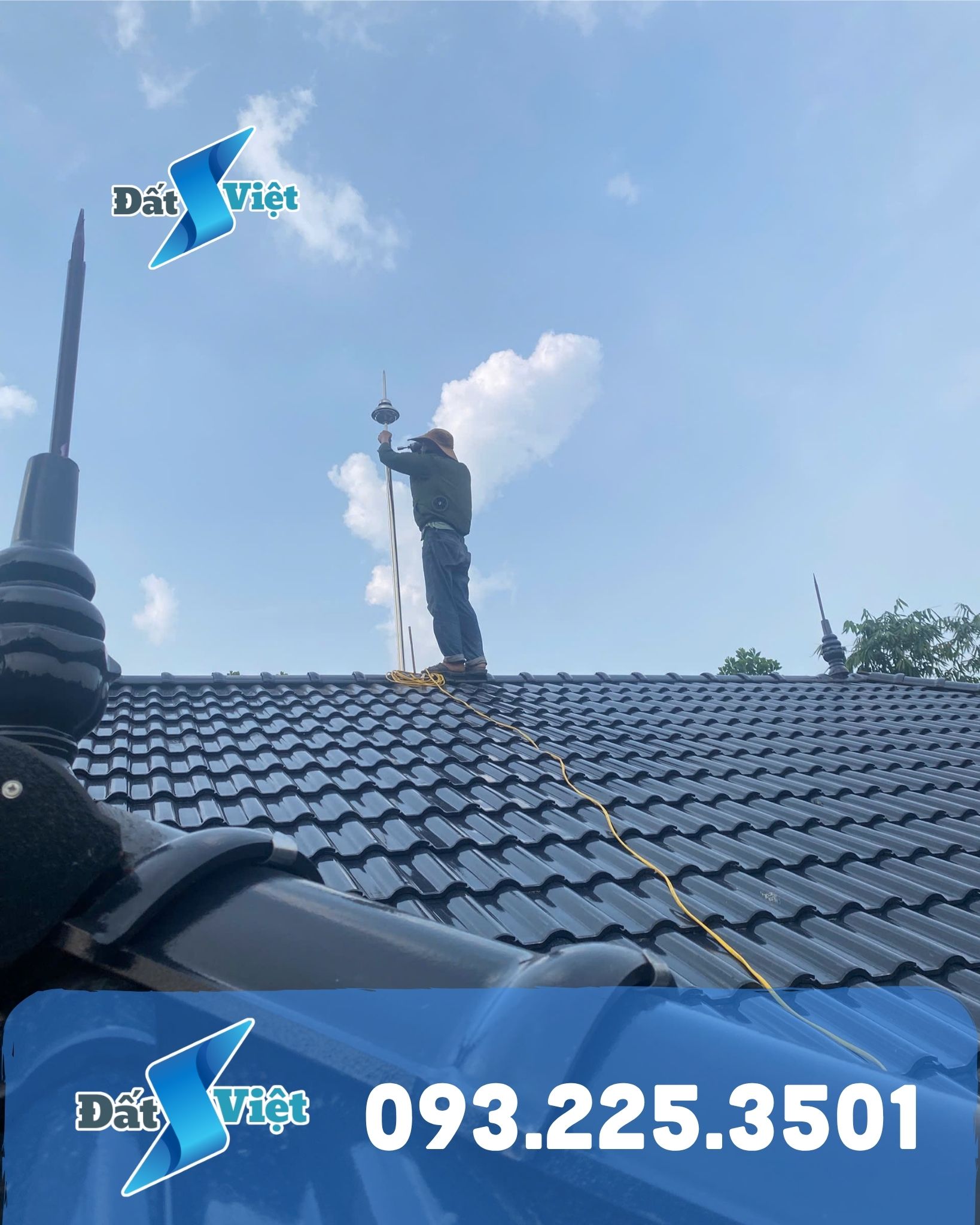 Thi công chống sét nhà vườn tại Thanh Ba Phú Thọ