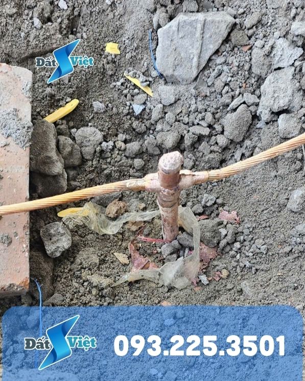 Thi công chống sét nhà 4 tầng mái ngói tại Trung Sơn Ninh Bình