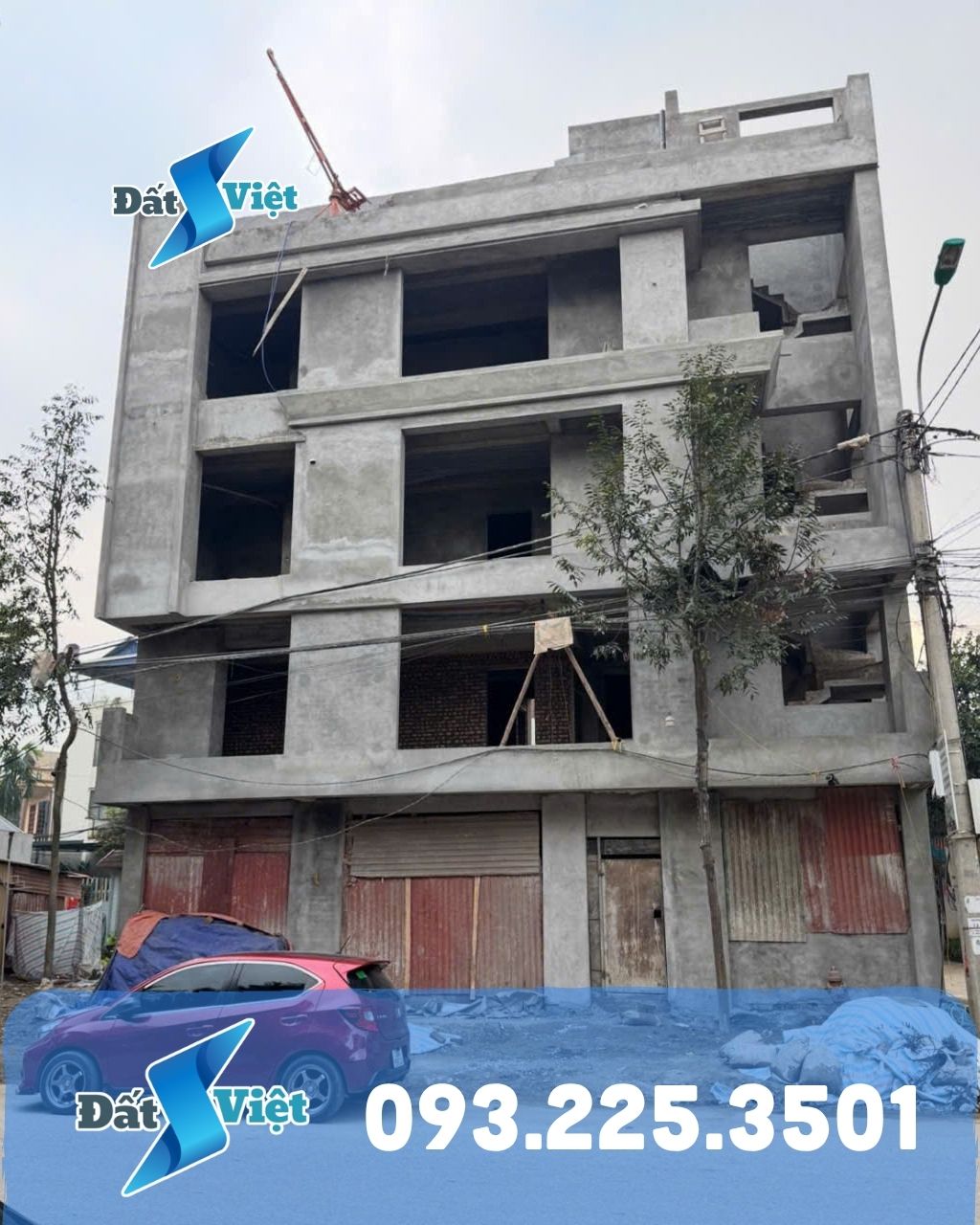 Thi công chống sét nhà 4 tầng mái ngói tại Trung Sơn Ninh Bình